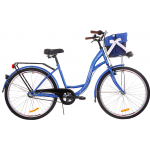 Mestský bicykel 26" Fuzlu Alaska modrá labuť 3s 17"